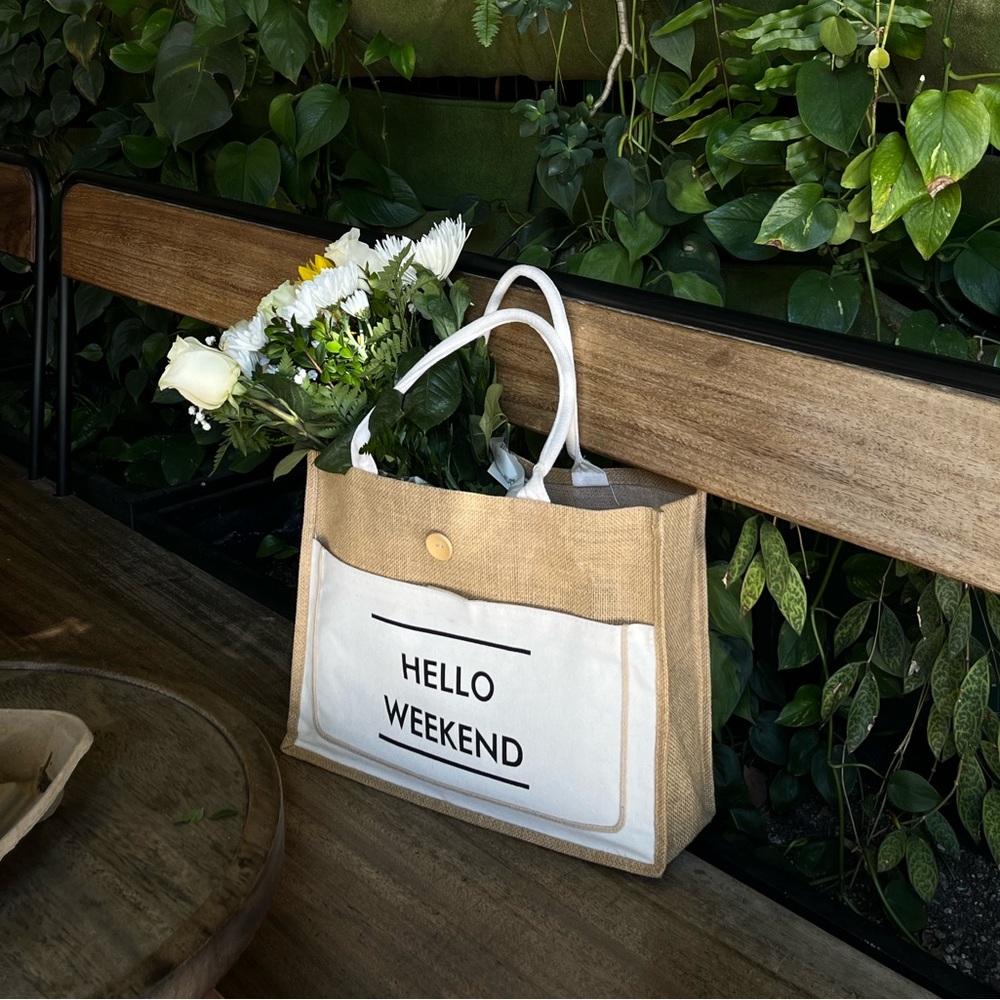 Hello weekend bag